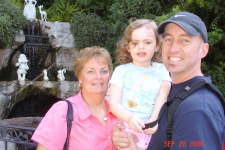 My Son, Haley and me at Disneyland