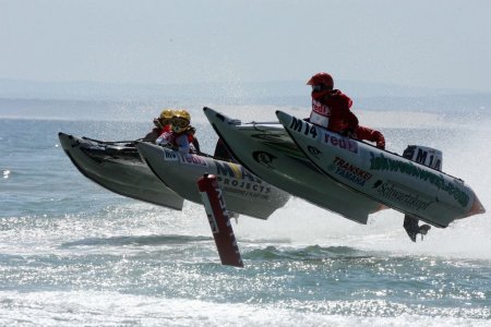 68MPH world Inflatable race top three!
