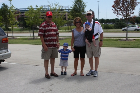 Mark, Grady,Me, Jace, Graham -Ranger Game 09'