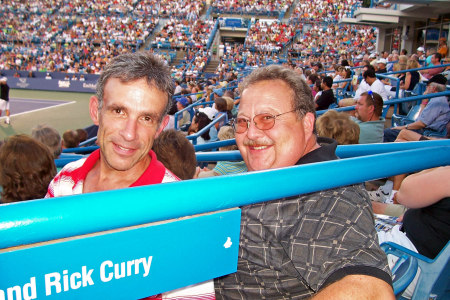 Rick and Rick at Cincinnati tennis tournament