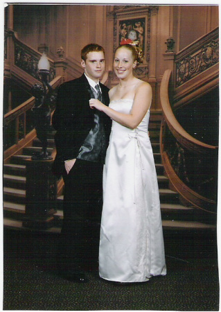 Nate and girlfriend at Senior Prom