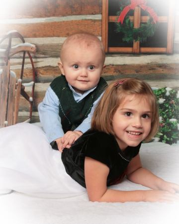 Grandbabies Lilly & Dougie