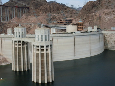 Hoover Dam, Arizona side, April 2009.