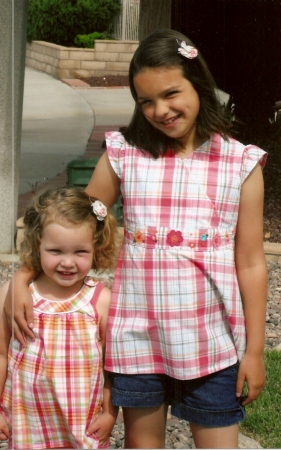 My youngest grandaughters Ashlee 8 & Kaylee 3