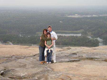 The family at Stone Mountain