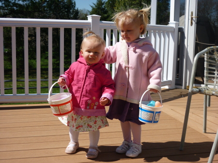 My nieces on Easter.
