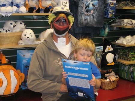 Grandpa & Me at Denver Zoo 2009