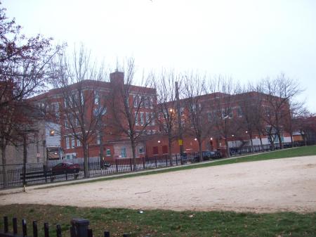 Sheridan Park (facing school).