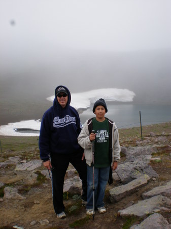 Frozen Lake, Sunrise, Mt Rainier National Park