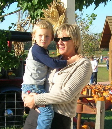 Cole and I at the Pumkin Patch