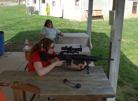 Youngest Daughter with her AR-15