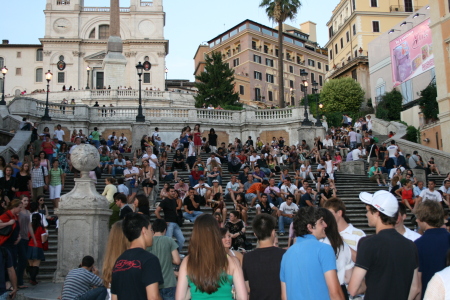 Find me on Spanish Steps in Rome