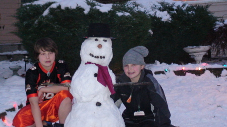 Dawson and Parker Christmas 2008 in "Oregon!"