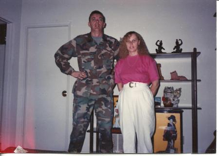 My older Brother, Dennis & I; Jan. 1991