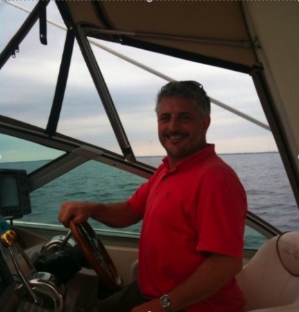 Rob on Boat