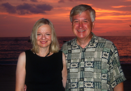 Lorri & Jack, Sunset in Puerto Vallarta, 2009