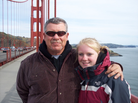 Daughter Korrisa & I on the Golden Gate