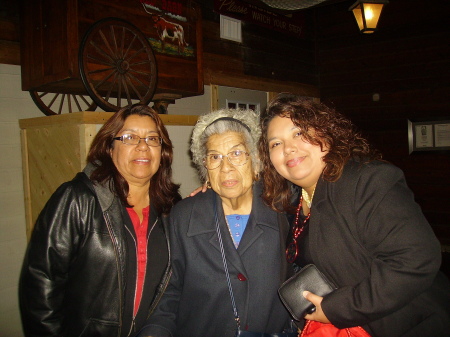 My mom, grandma and me