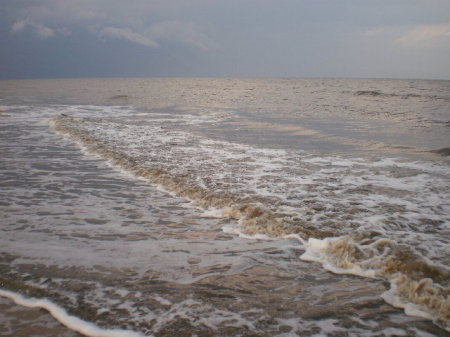 The waves on Jekyll Island