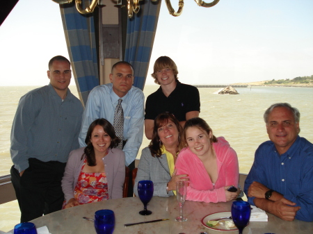 Brunch with the family on SF Bay