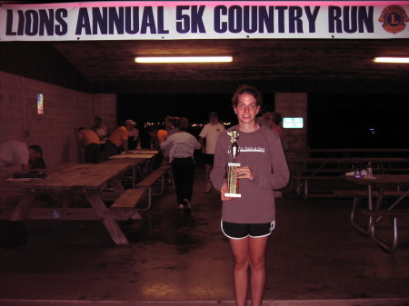 Winner of the Leola Lions Club 5K 2009