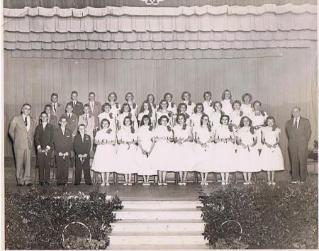 8th Grade Graduation  class of  1958