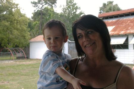 Celeste and grandson Johnny