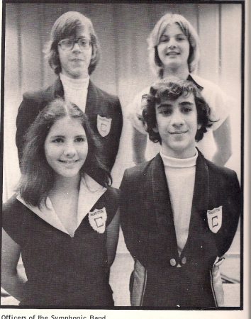 Central 8th Grade Band Members - 1977