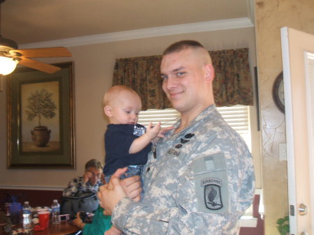 my son in-law home from war