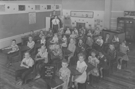 First Grade, Beggs, OK in 1952