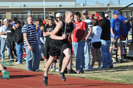 Cole first leg 1600m relay