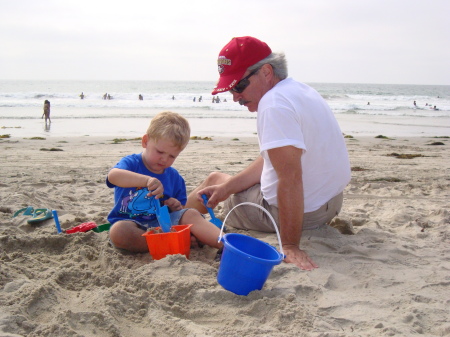 ROBERT & ALEX AT THE BEACH