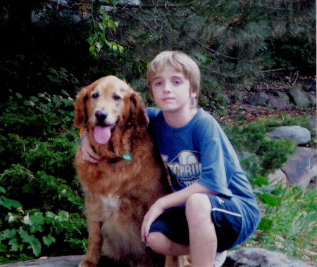 My son Alex, & Buddy