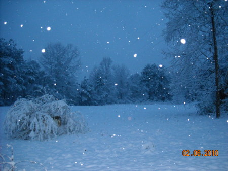 Snow in Louisiana!