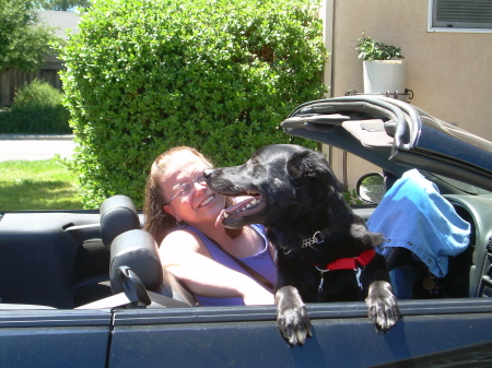 Me & Bear in our Mustang