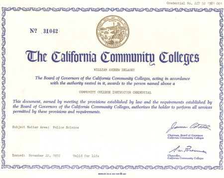 Certification to Teach at City College