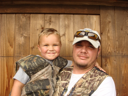 My son, Clint, and grandson, Thomas