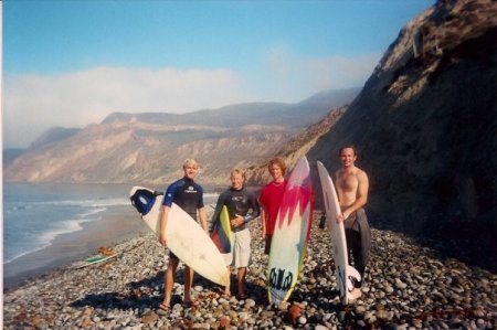 Eric & surfer buddies