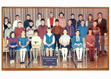 Grade 5 and Grade 6, 1966 and Grade 8,1968.