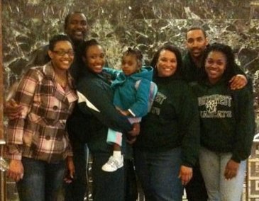 All of my family at my daughter's game in KC!