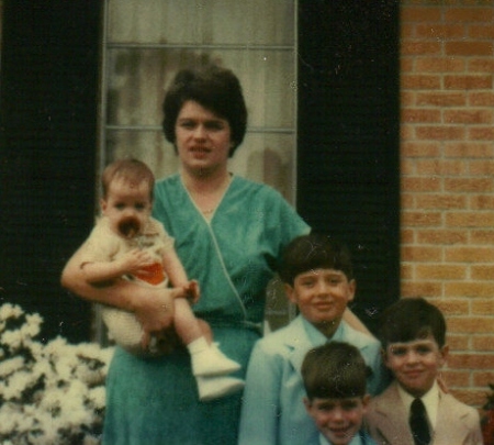 Mary & Boys  Easter 1980