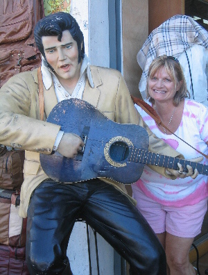 Mom and Elvis