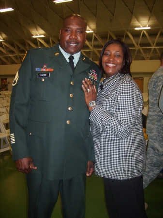 Me and Hubby On Reteriment Day 21yrs US Army