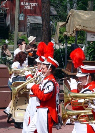 Marching at Disney