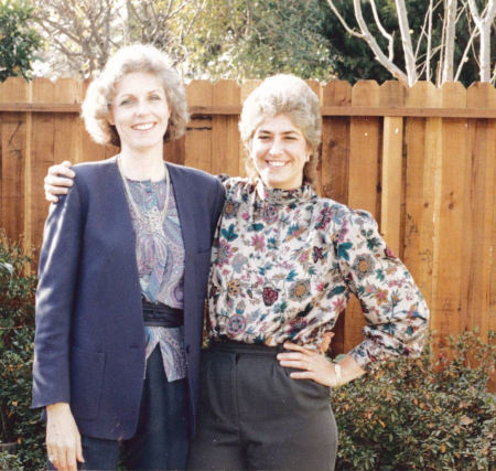 Linda, my sister, and me 1986
