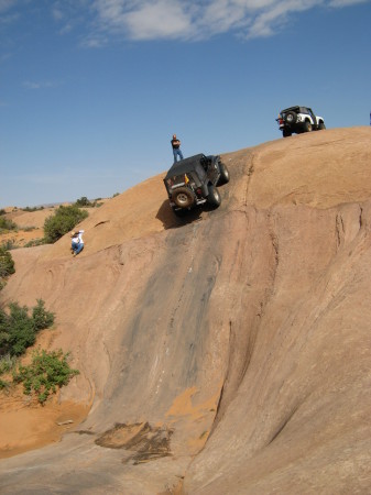 moab jeep safari/a hill called launch pad