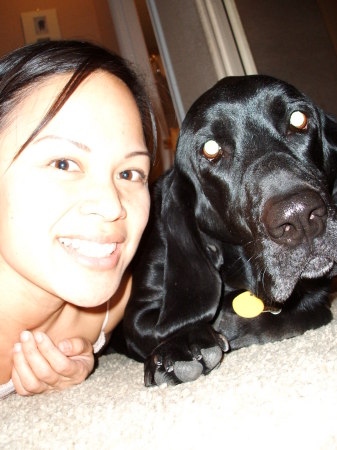 ME and my basset-lab Clifford!