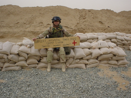 March 2003 in Kuwait prior to going into Iraq
