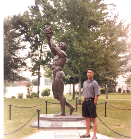 me at The King center in the ATL.