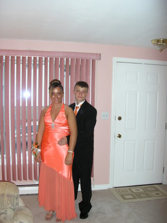 My daughter Nicole with her date for the junior prom.